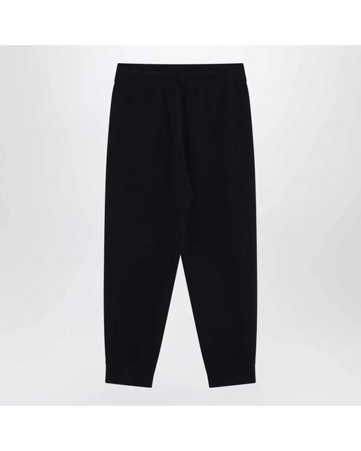 Burberry Broeken ,Blauw ,Polyester Blauwe Cashmere Polyester Broek in het Black voor heren