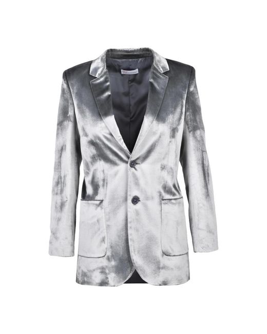 RED Valentino Gray Blazers
