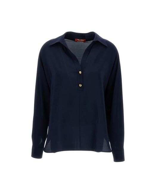 Shirts Max Mara de color Blue