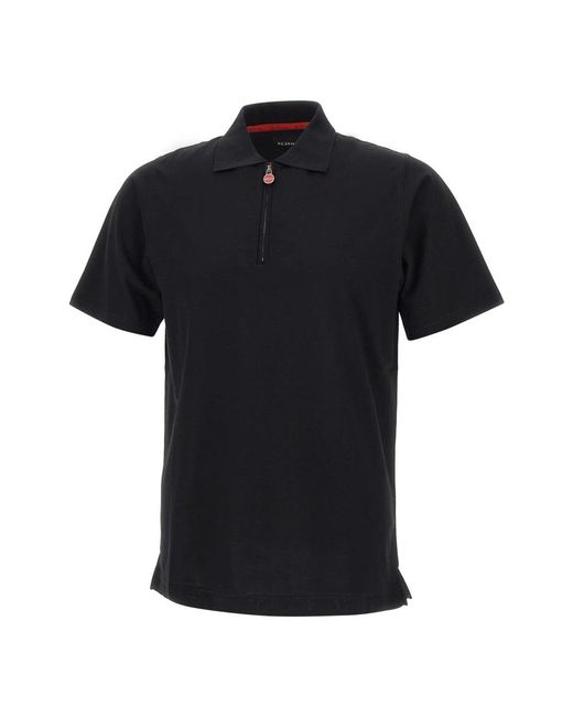 Kiton Tops ,Zwart ,Polo Shirts in het Black voor heren