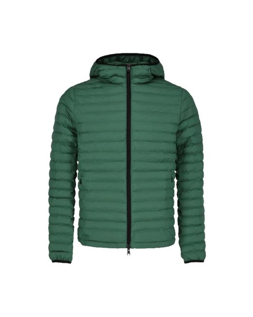 Ecoalf Jassen ,Groen ,Polyester Atlantic Jacket in het Green voor heren