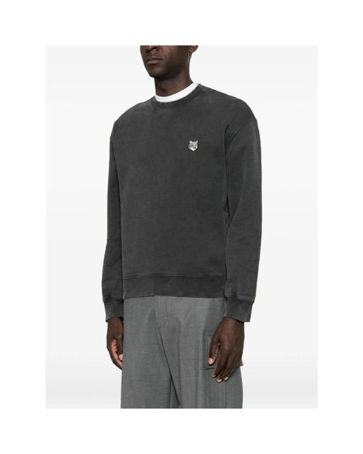 Maison Kitsuné Black Sweatshirts for men