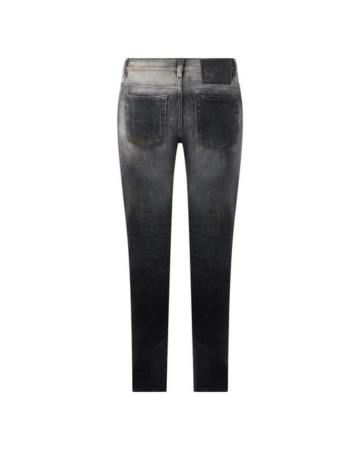 DIESEL Gray Slim-Fit Jeans for men