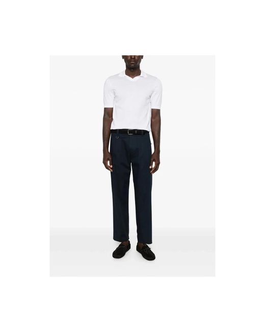 Fedeli White Polo Shirts for men