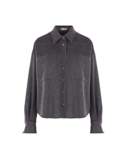 Brunello Cucinelli Gray Cardigans
