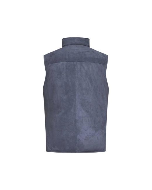Brunello Cucinelli Vests in het Blue voor heren
