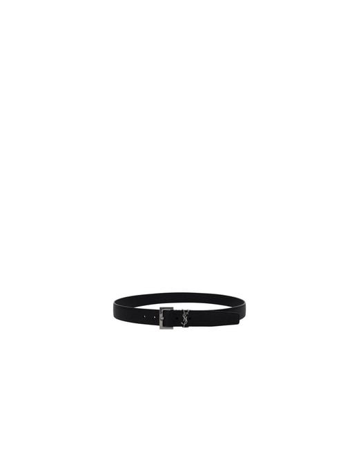 Saint Laurent Black Belts for men