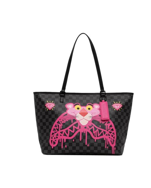 Sprayground Red Checkerboard Tote