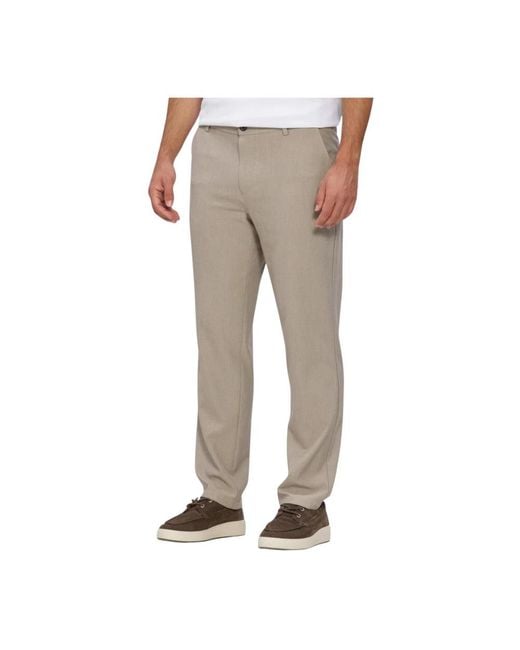Les Deux Como Reg Solid Pants in Natural für Herren