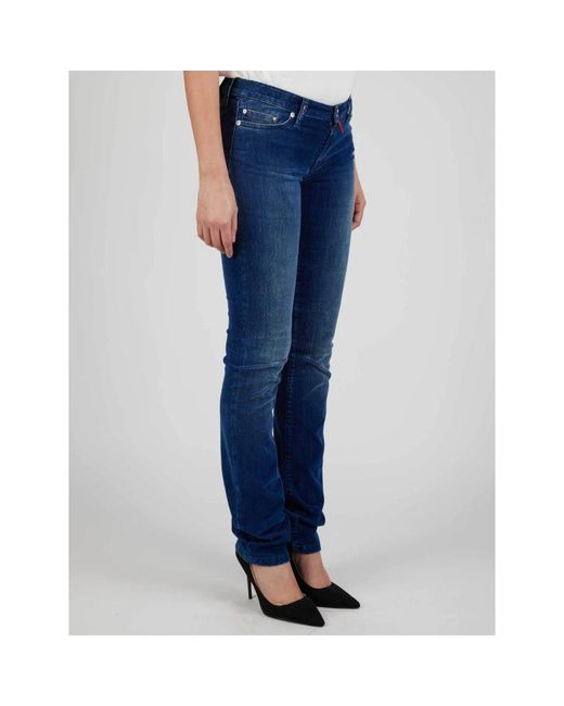 Kiton Blue Slim-Fit Jeans