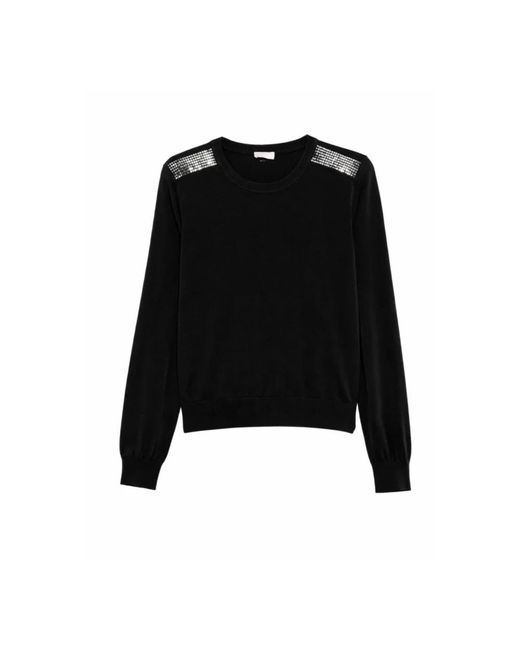 Liu Jo Black Round-Neck Knitwear