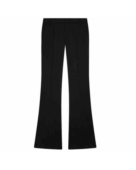 Wide trousers Dondup de color Black