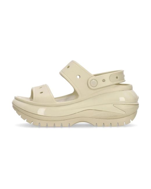 CROCSTM Metallic Klassische mega crush sandale