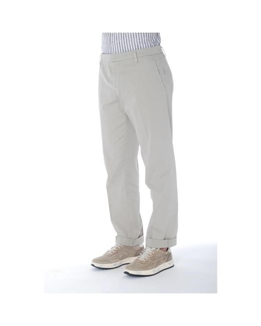 Dondup Gray Chinos for men