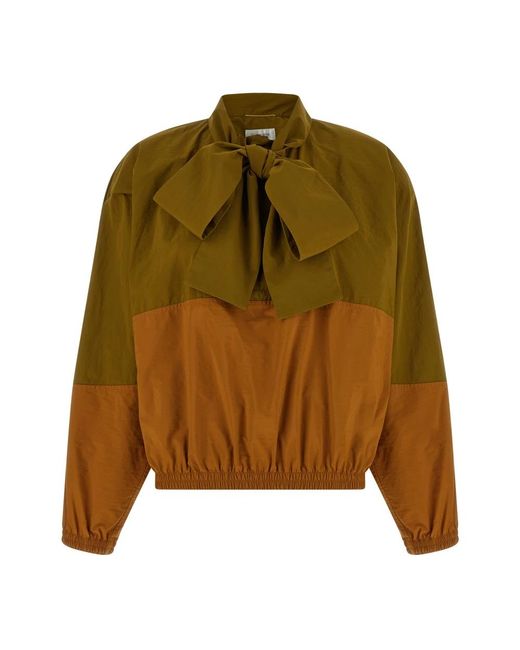 Saint Laurent Green Blouses