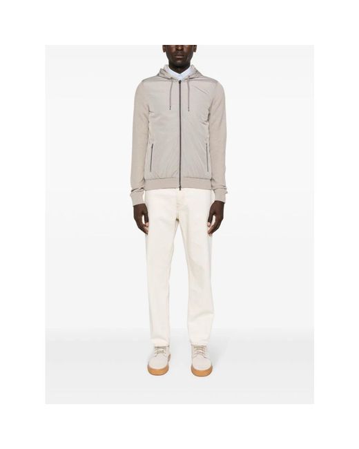 Herno Gray Zip-Throughs for men