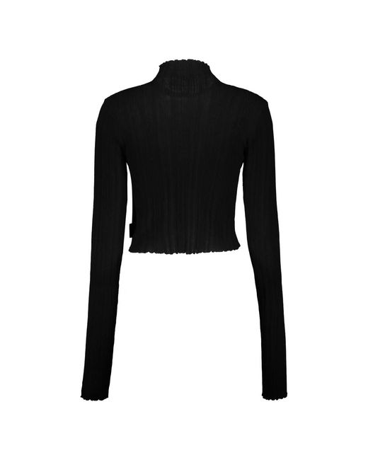 Palm Angels Black Long Sleeve T-Shirts