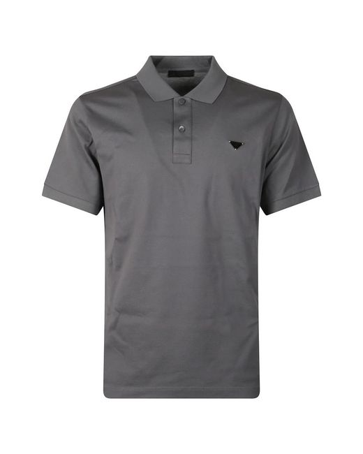Prada Gray Polo Shirts for men
