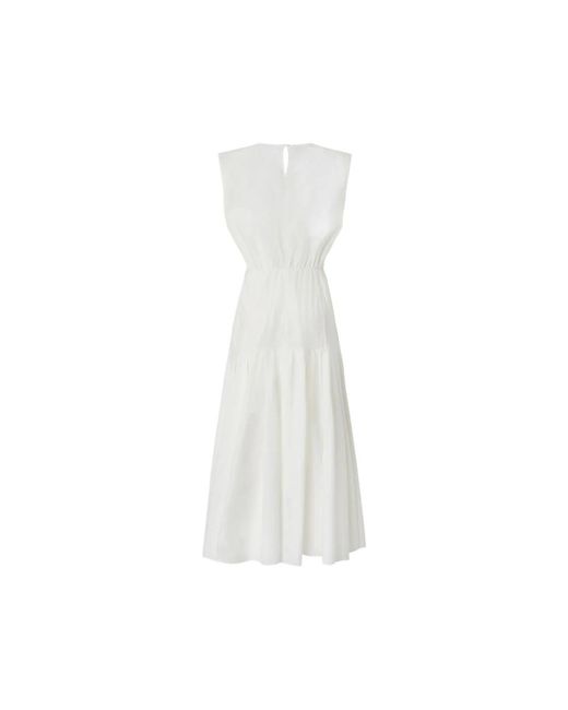 Pinko White Midi Dresses