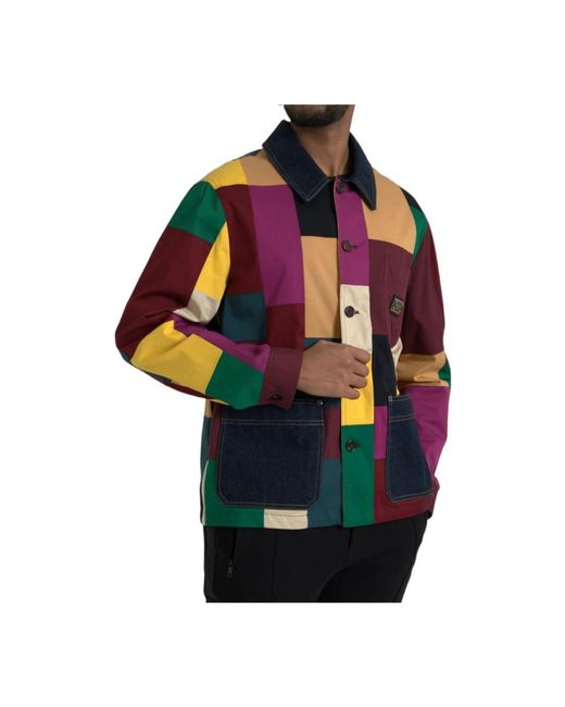 Light Jackets Dolce & Gabbana de hombre de color Black
