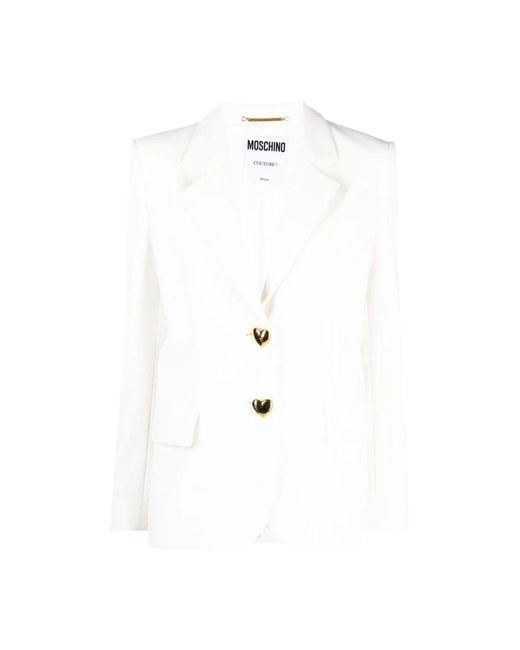 Moschino White Blazers