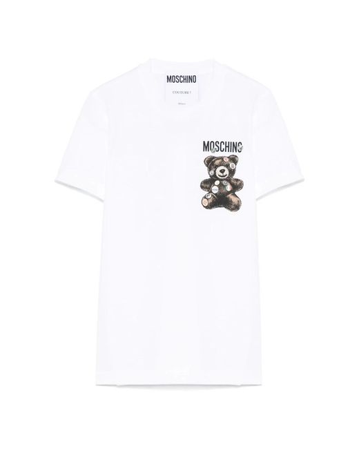 Moschino White T-Shirts