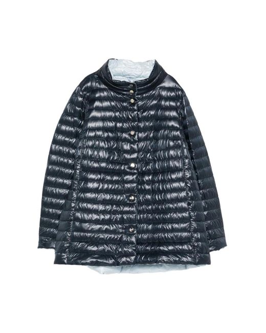 Herno Reversible A-Shape Jacket in het Blue