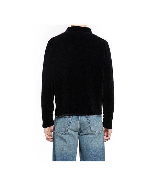 sunflower Black Round-Neck Knitwear for men