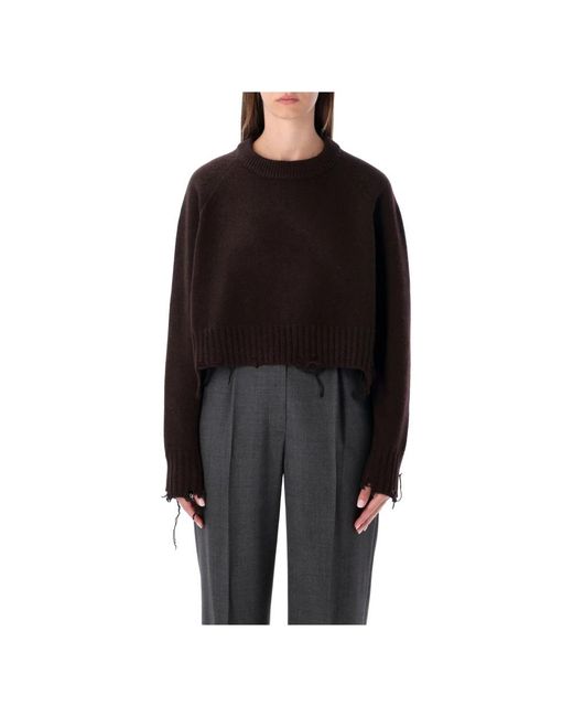 Low Classic Black Round-Neck Knitwear