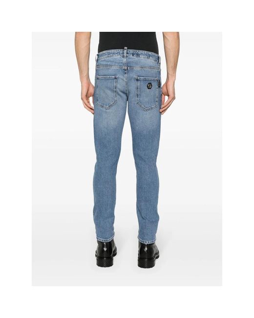 Jeans > slim-fit jeans Philipp Plein pour homme en coloris Blue