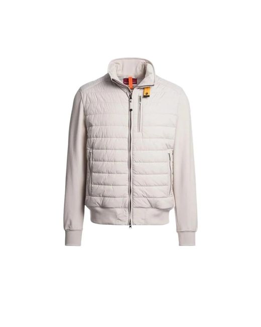 Parajumpers White Bomber Jackets for men