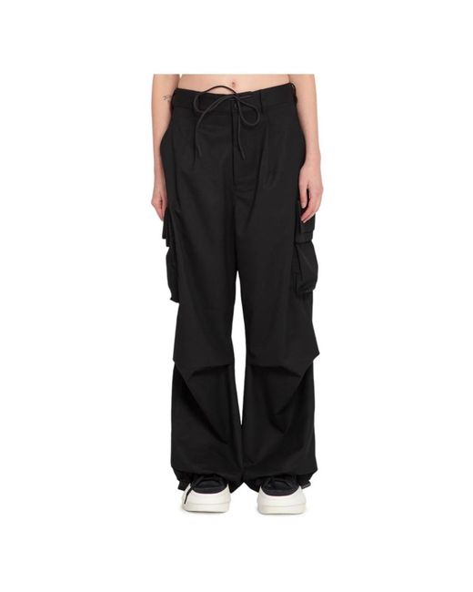 Pantalones cargo elegantes Y-3 de color Black