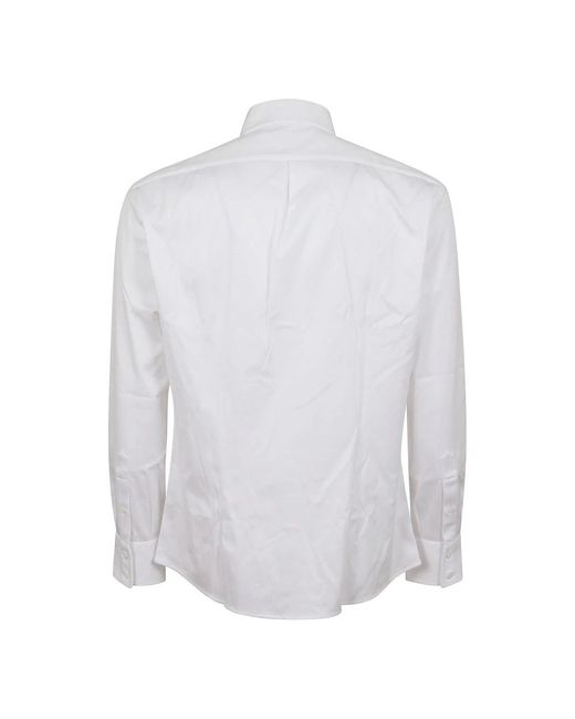 Brunello Cucinelli White Formal Shirts for men