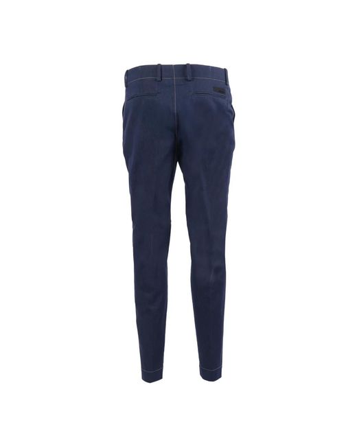 Rrd Blue Slim-Fit Trousers for men