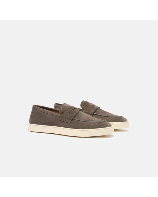 Scarosso Gray Loafers for men