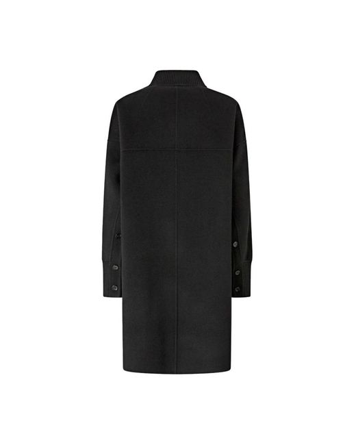 Pinko Black Single-Breasted Coats