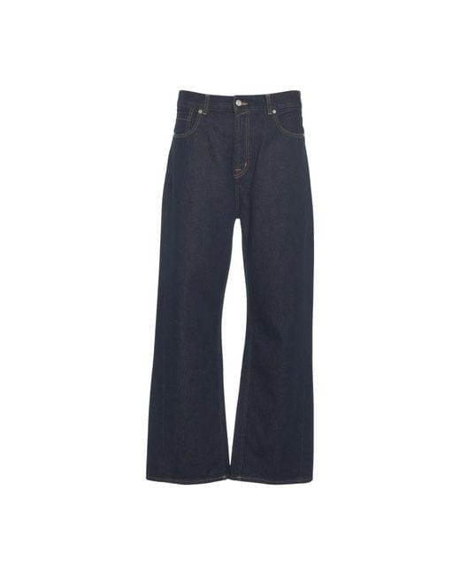 7 For All Mankind Blue Wide Jeans for men