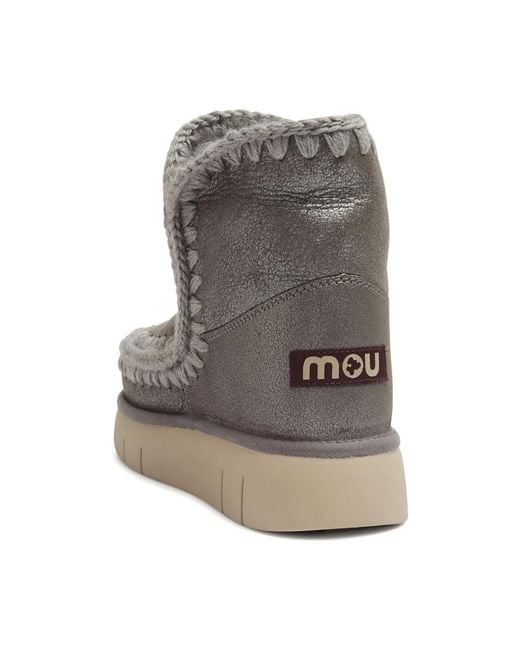 Mou Gray Winter Boots