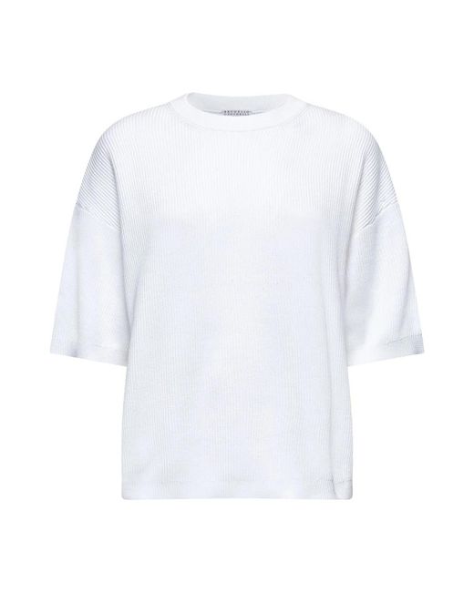 Brunello Cucinelli White T-Shirts