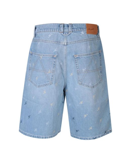 Axel Arigato Blue Denim Shorts for men