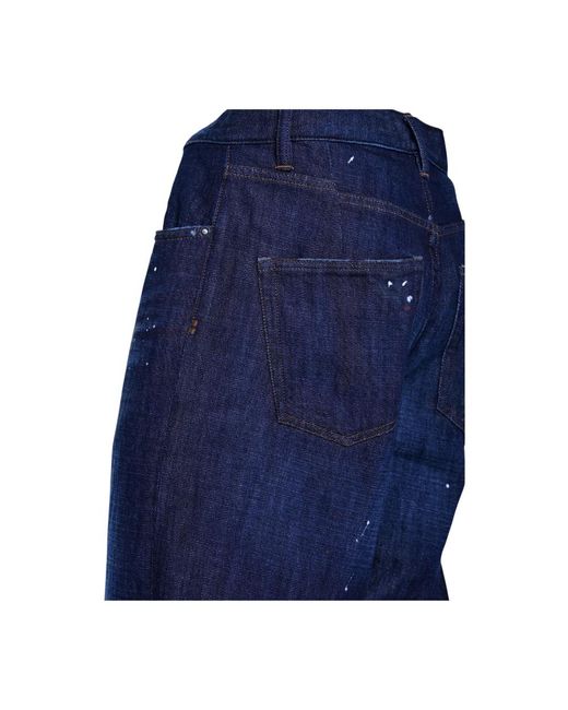 Nine:inthe:morning Blue Straight Trousers for men