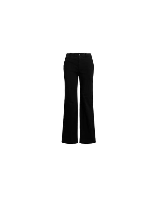 Ralph Lauren Wide Trousers in het Black