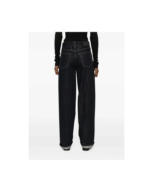 Closed Black Wide Jeans
