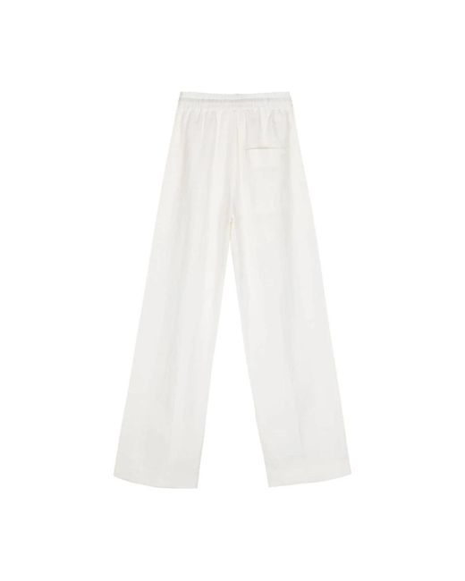Paul Smith White Wide Trousers