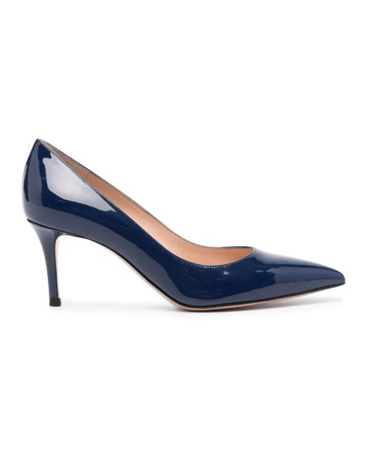 Gianvito Rossi Blue Pumps