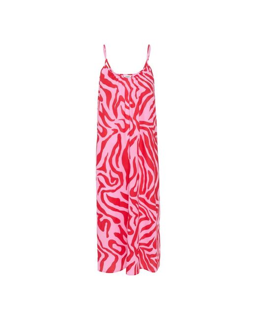Saint Tropez Pink Midi Dresses