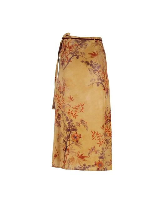 Forte_forte Natural Midi Skirts