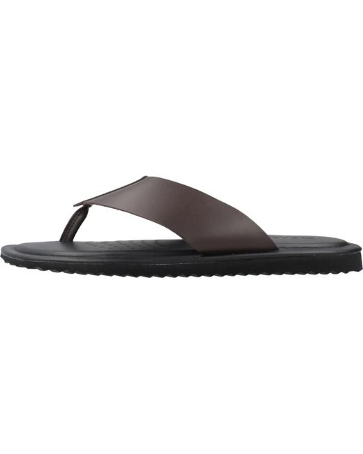 Flip Flops di Geox in Brown da Uomo