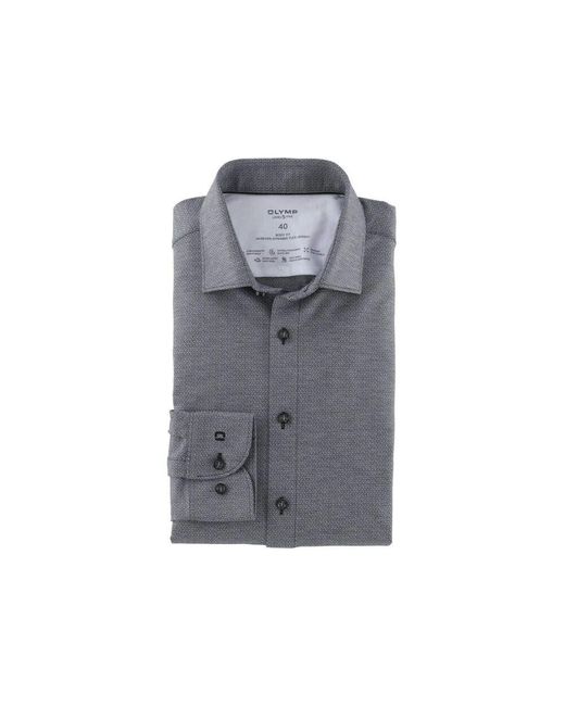 Olymp Klassische Hemden Kollektion in Gray für Herren