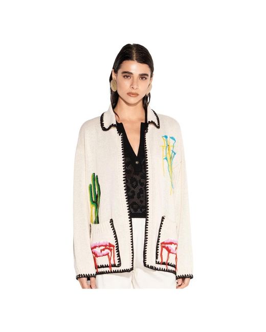 Akep White Cardigans